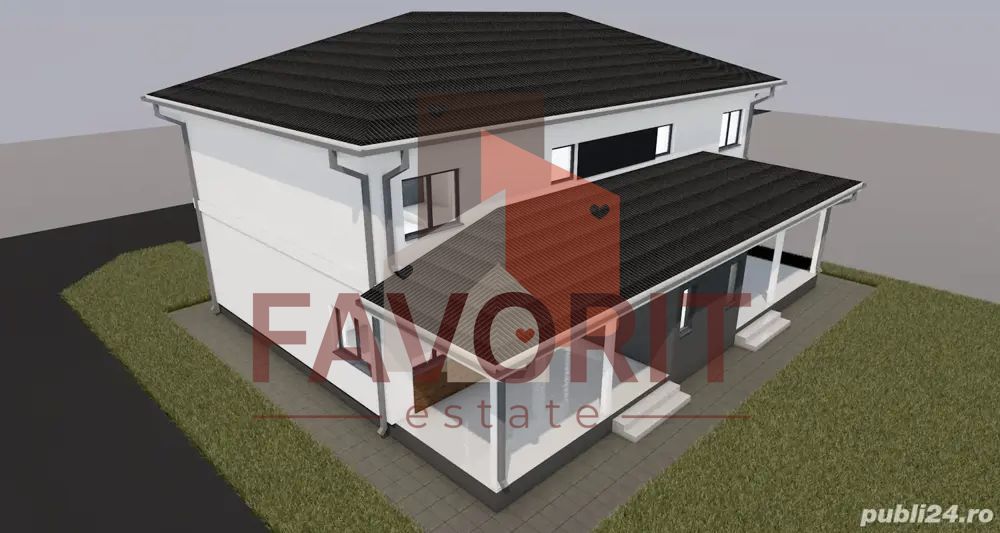 Duplex cu 4 camere de vanzare - Mosnita Noua. Zona Excelenta. - Poză 3