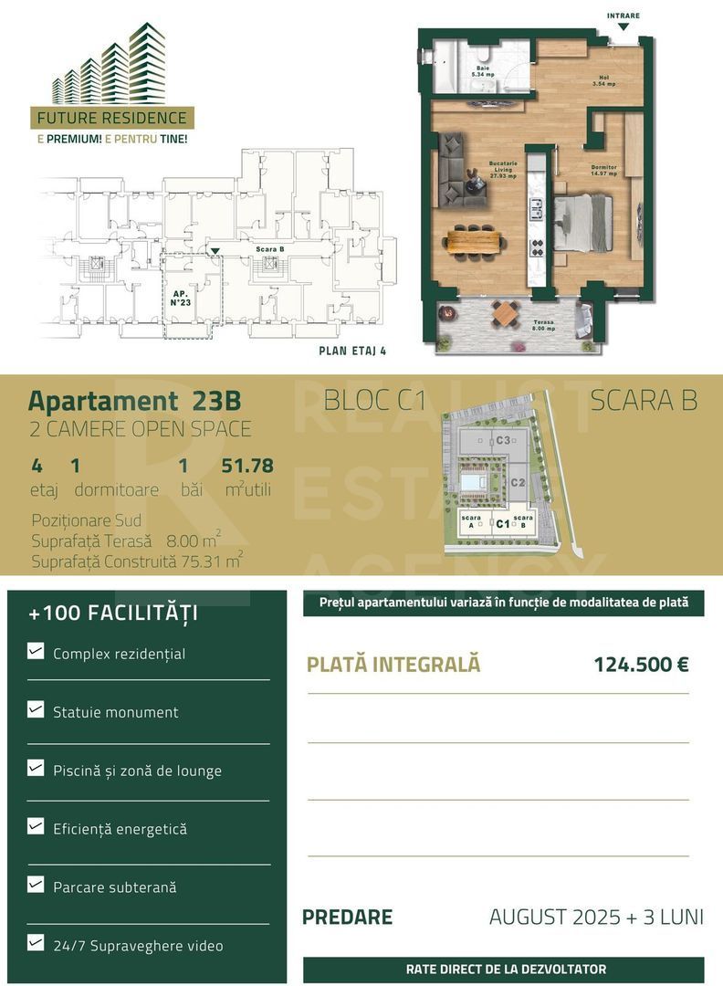 Vânzare, apartament, 2 camere, zona Torontalului, Timișoara - Poză 8