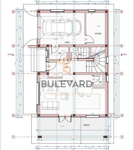 Casa individuala cu teren de 553 mp+spatiu com.in Gilau! - Schiță 15