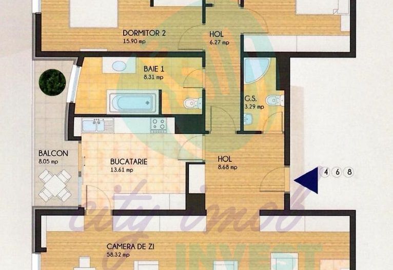 Primăverii,  4 Camere Premium - Poză 3