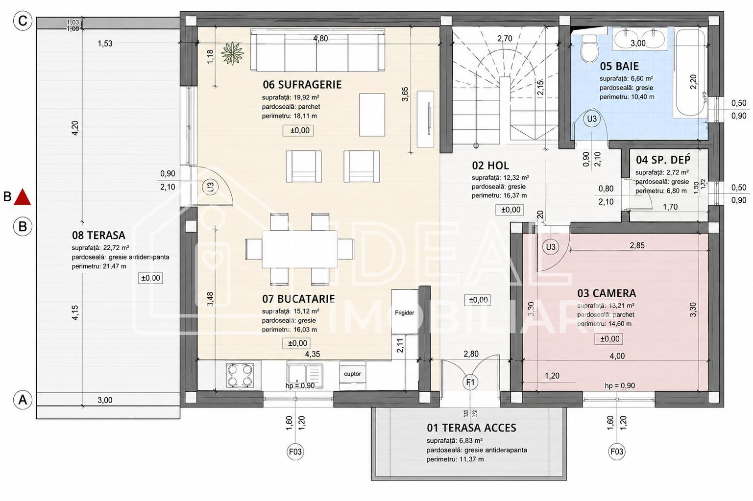 Casa Individuala Moderna cu 560 mp de curte, in Cristian - Schiță 10