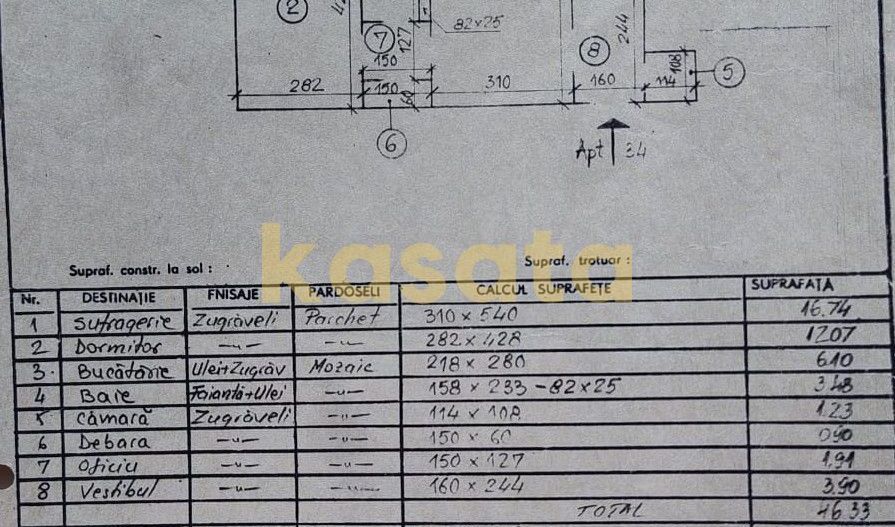 2 Camere | Drumul Taberei | Tramvaiul 41 | Etaj intermediar - Schiță 20