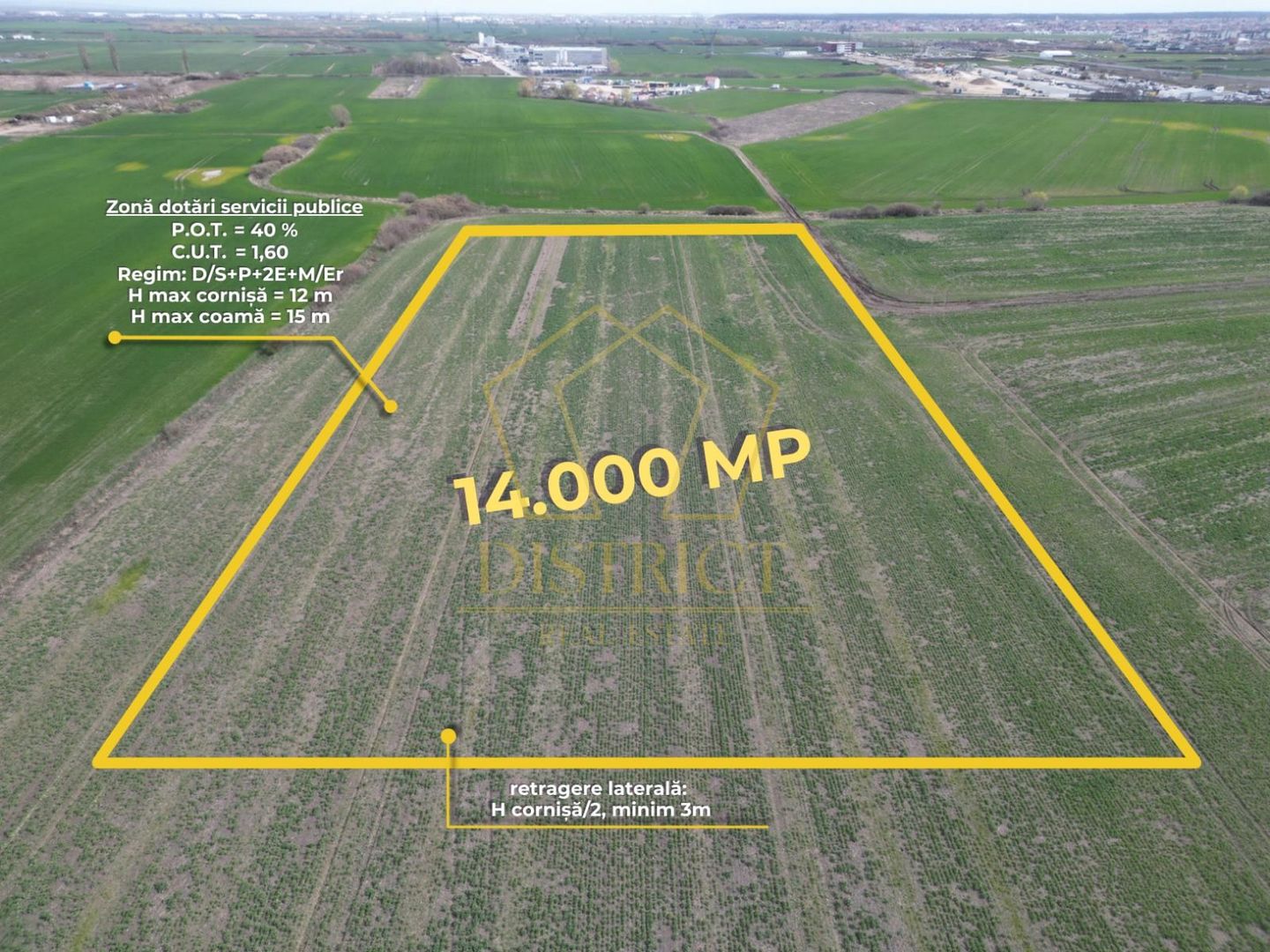 Teren industrial de vânzare Covaci | 14.000 mp | Viitoare centura Covaci - Poză 3