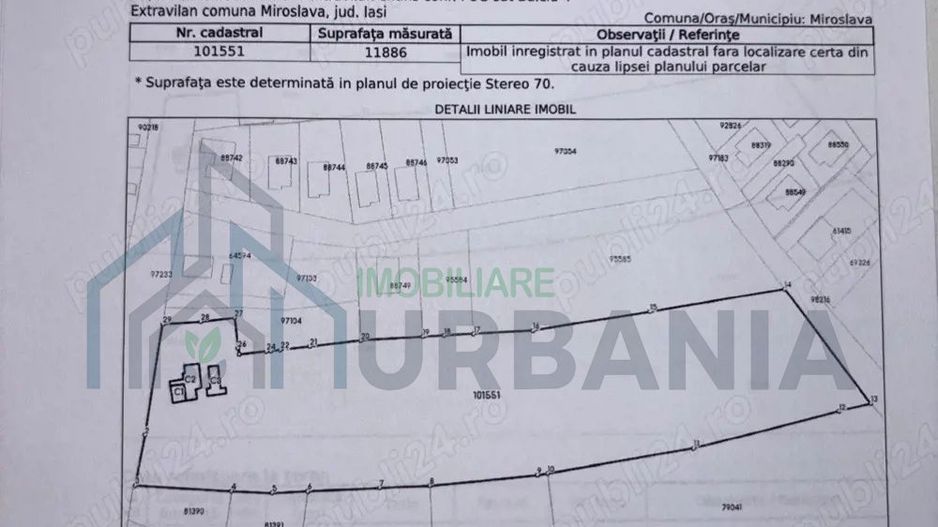 vand teren intravilan+intravilan extins - Poză 3