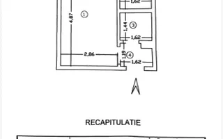 Garsoniera,  etaj intermediar, centrala, aer conditionat - Zimbru - Poză 11