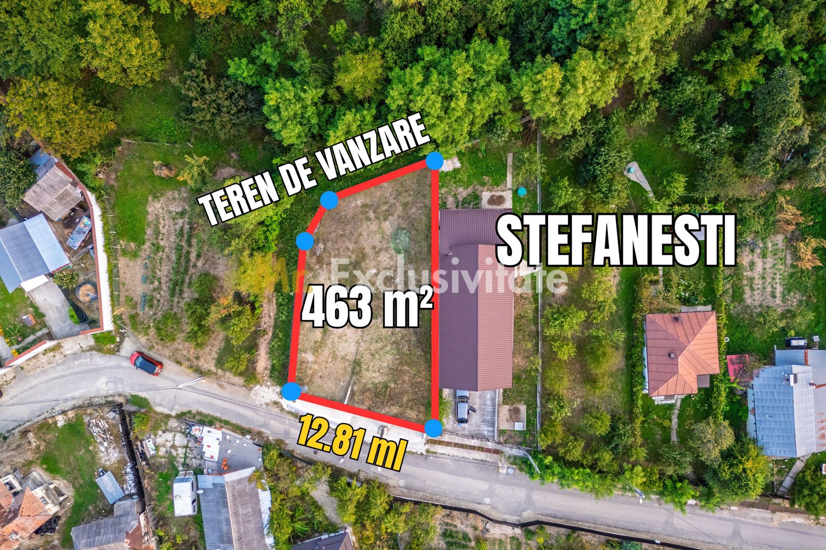 Teren intravilan cu priveliște deosebită  - Ștefănești, Argeș - Poză 2