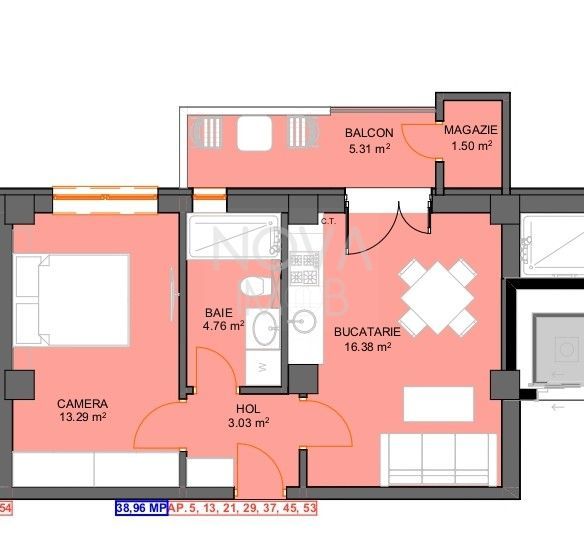 Apartamente - tip studio - Str. Doamna Stanca - Poză 4