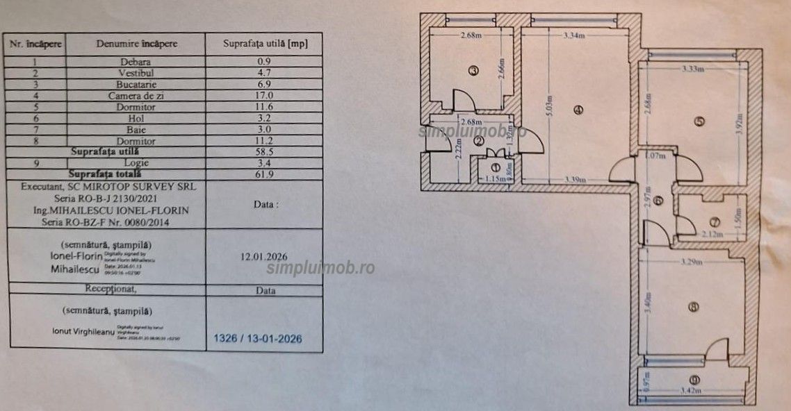 Renovat complet posibilitate centrala 3 cam Teiul Doamnei Colentina - Schiță 9