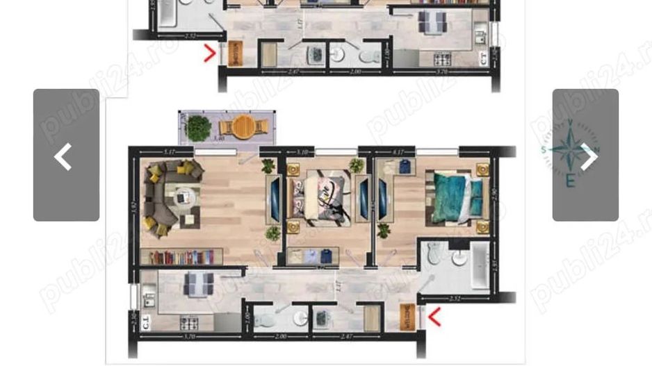 Apartament 3 camere, Mosaic Residence - Poză 10