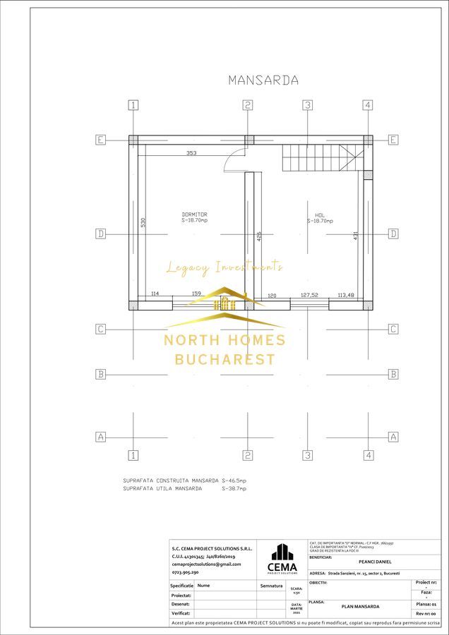 Vila de inchiriat D+P+E+M 2020 | Teiul doamnei | 100 mp curte - Poză 7