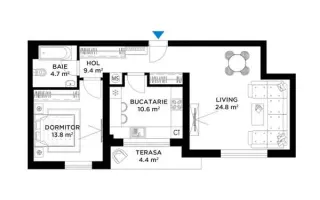 Vânzare, apartament 2 camere în zona Străulești - Poză 13