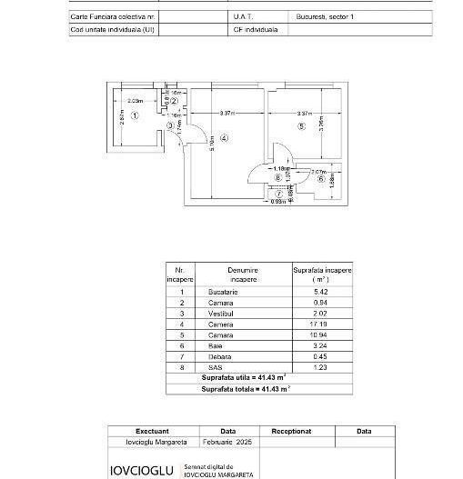 Apartament 2 camere nemobilat Victoriei-Piata Domenii T551 - Poză 11