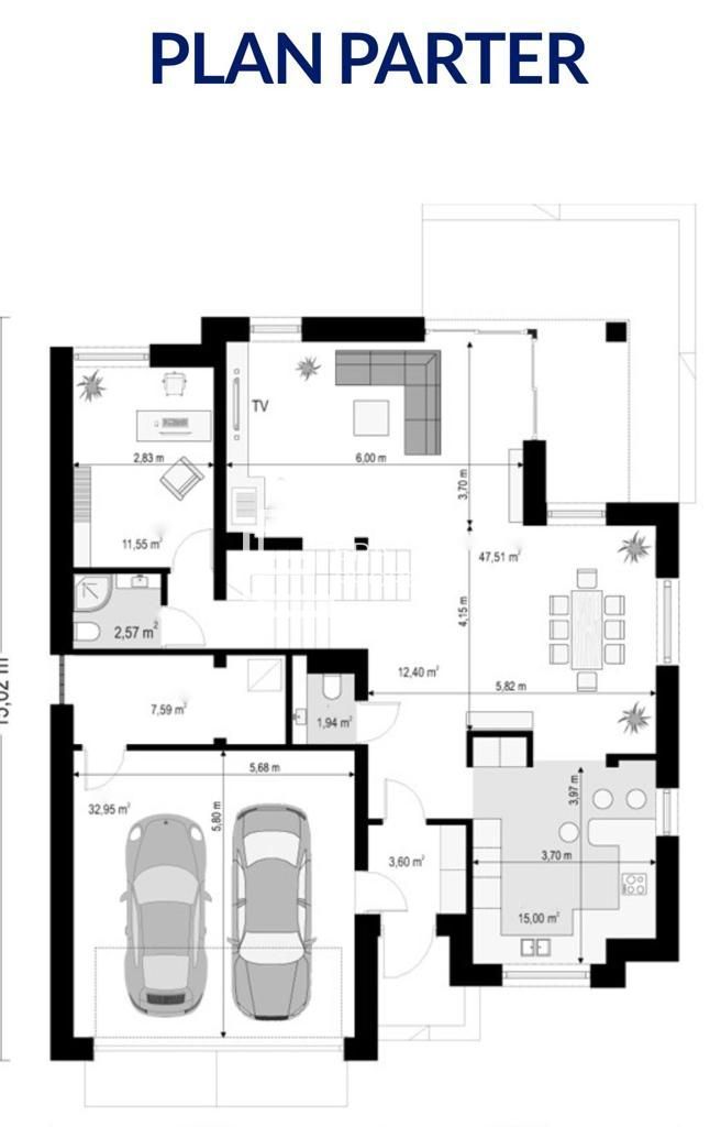 Casa individuala 500 mp Teren ZONA EL GRINGO-SIBIU - Schiță 5