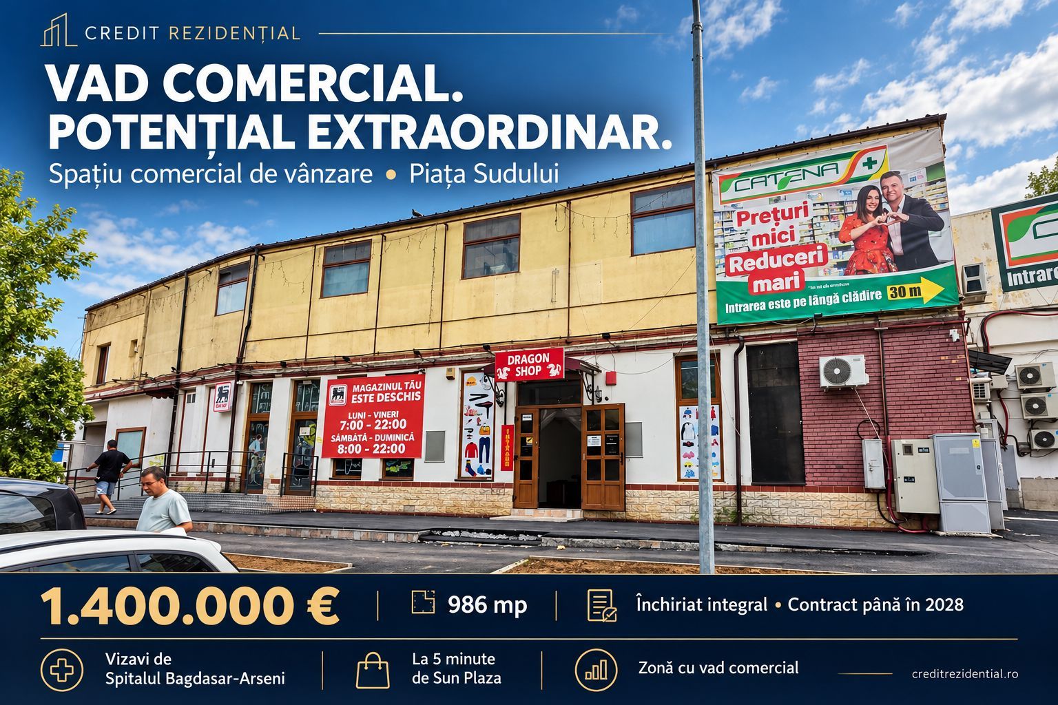 Oportunitate de Investiție: Spațiu Comercial „High-Yield” – P. Sudului - Poză 1