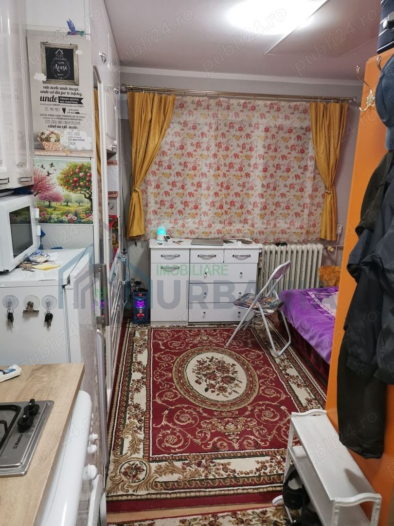 Garsoniera mobilata și utilata tip cameră de cămin cu baie proprie - Poză 10