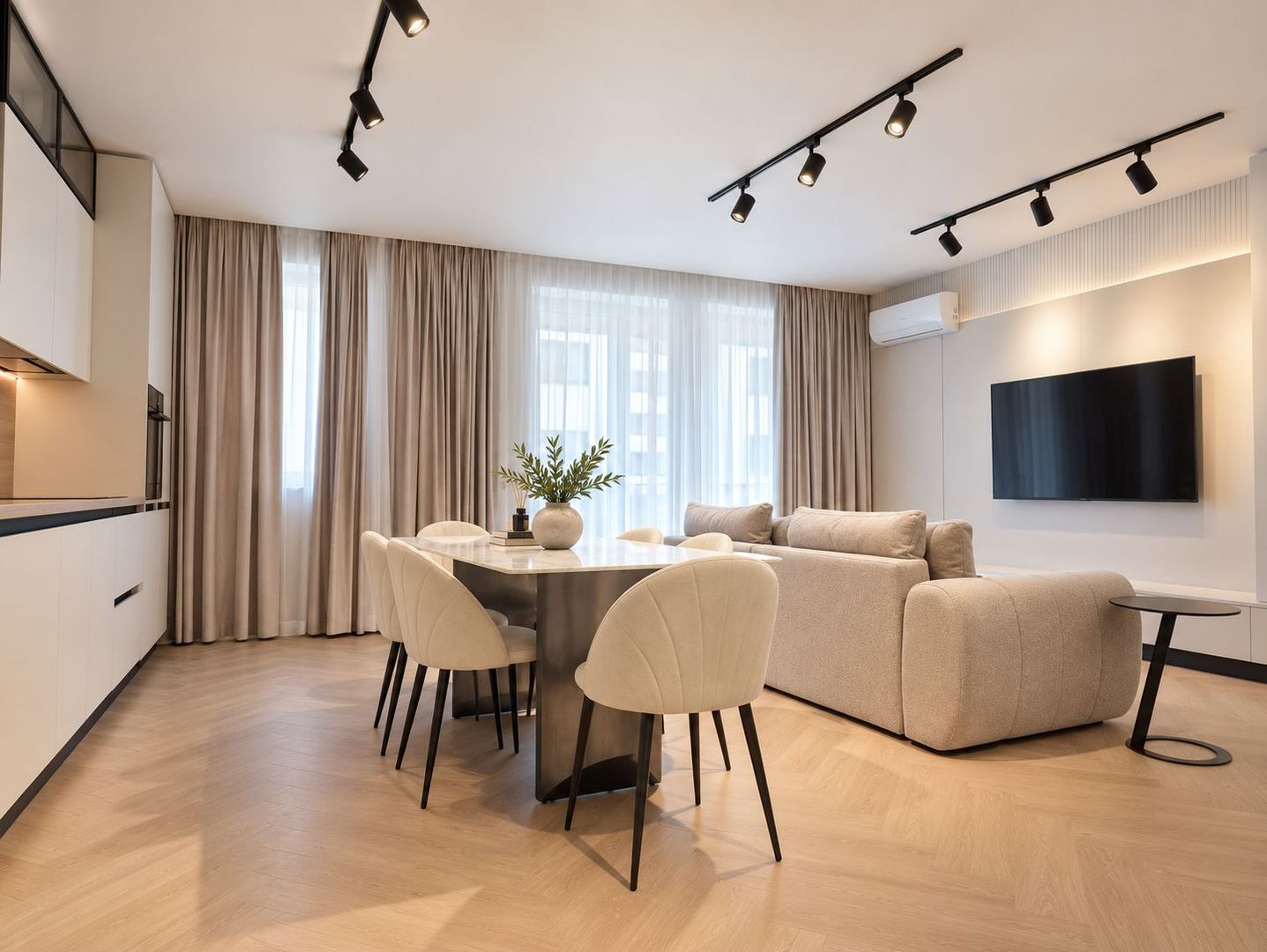 New Premium 3-Room Apartment for Rent | Iancu Nicolae I Pool - Poză 3