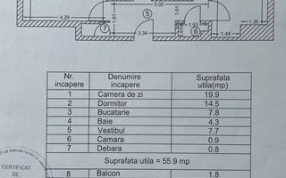 De închiriat :Apartament 2 camere, ultracentral, Unirii Fântâni - Poză 9
