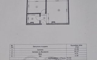 Apartament Modern Militari Residence Tineretului - Schiță 9