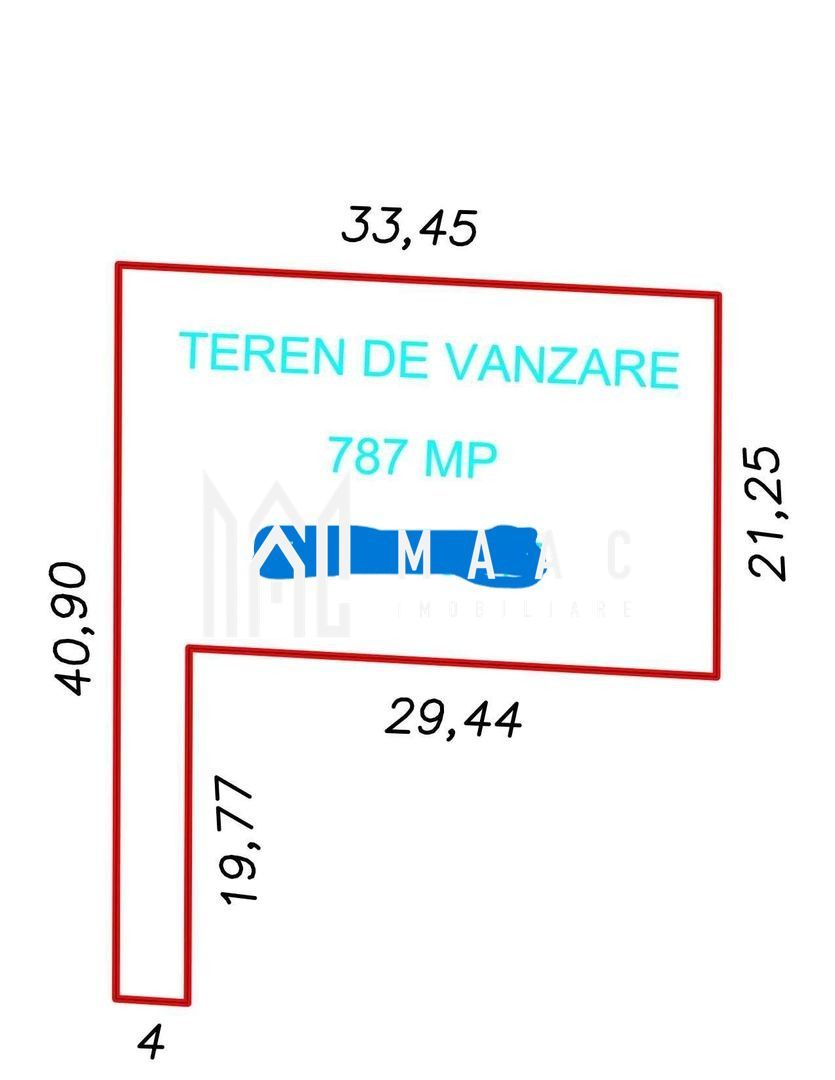 Teren | intravilan |  787 Mp |  Cristian | - Poză 3