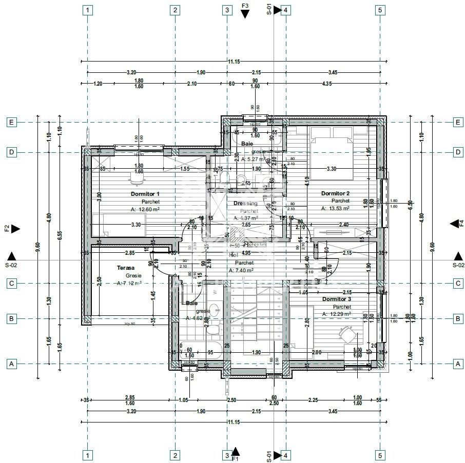 COMISION 0%! Casa individuala 4 camere, 3 bai, teren 440 mp, Dezmir - Poză 14