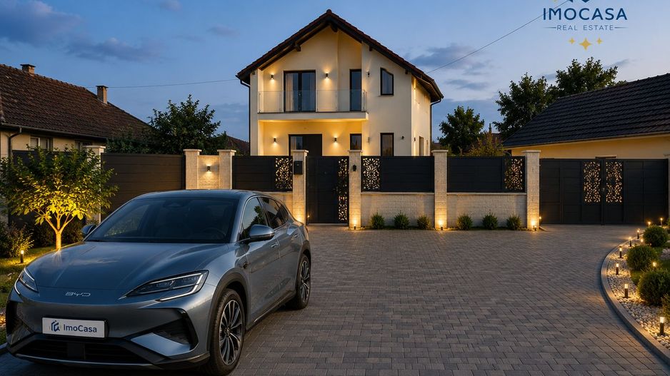 Eleganta, Confortul, Calitatea, liniste Vila P+M Garaj Pecica Arad - Poză 26