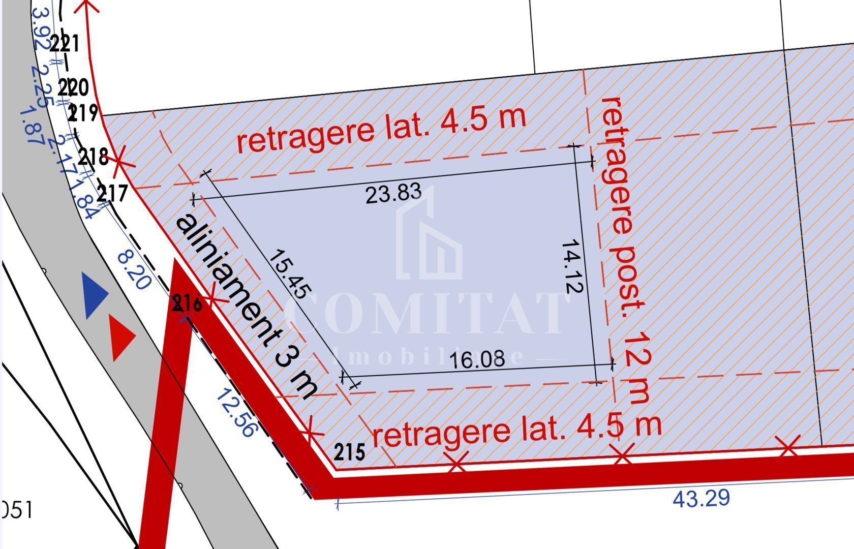 Teren pentru construcție casă cartier Făget - Poză 1
