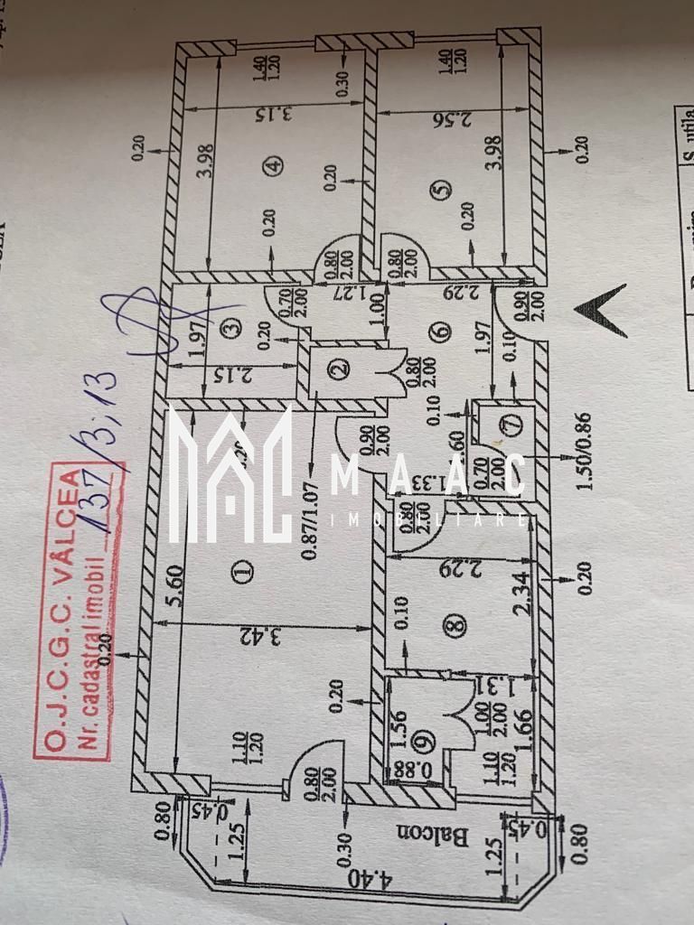 Apartament | 3 camere | Calea lui Traian | Etaj 3 - Poză 14