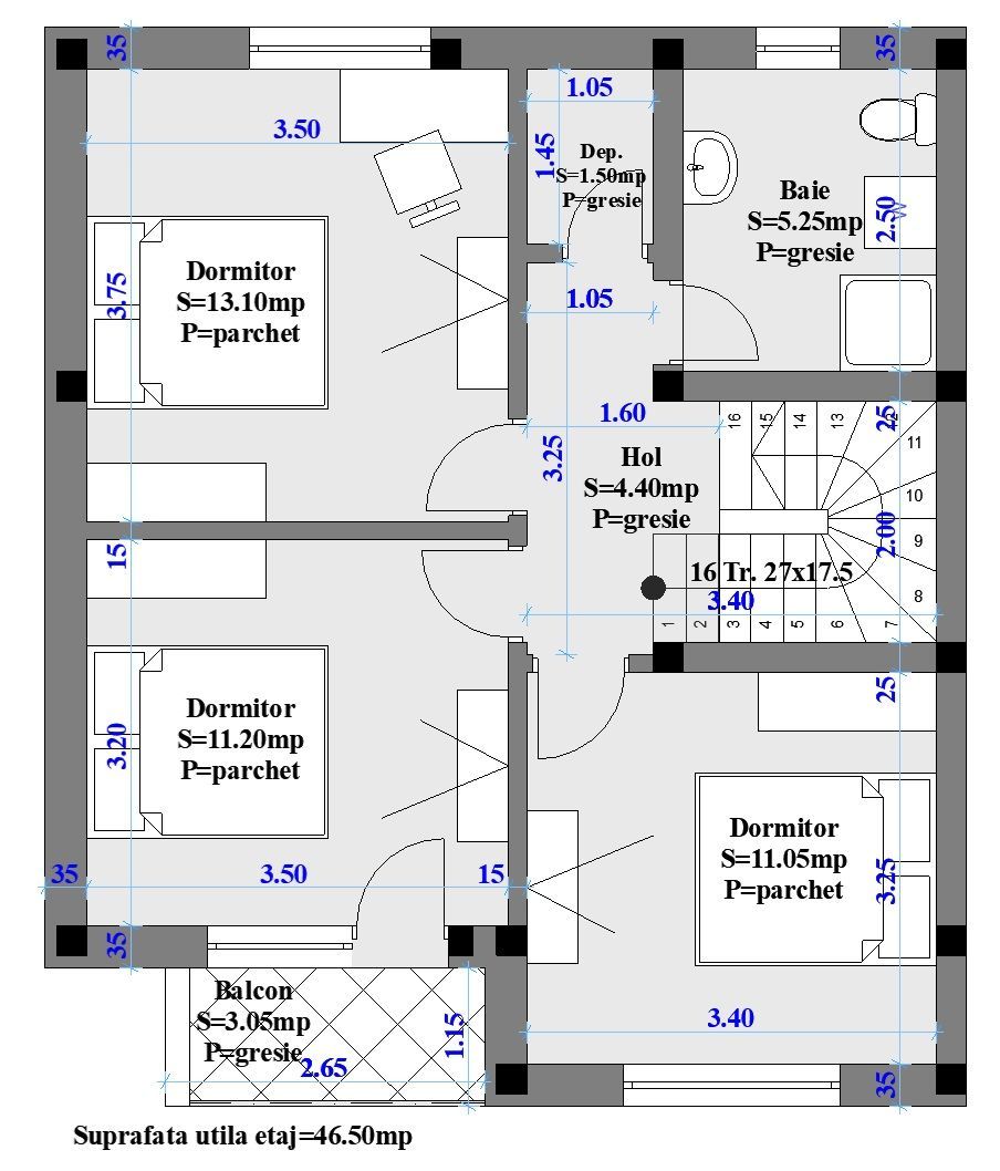 APARTAMENT 4 CAMERE 2 BAI GRADINA PACURARI REDIU - Poză 10