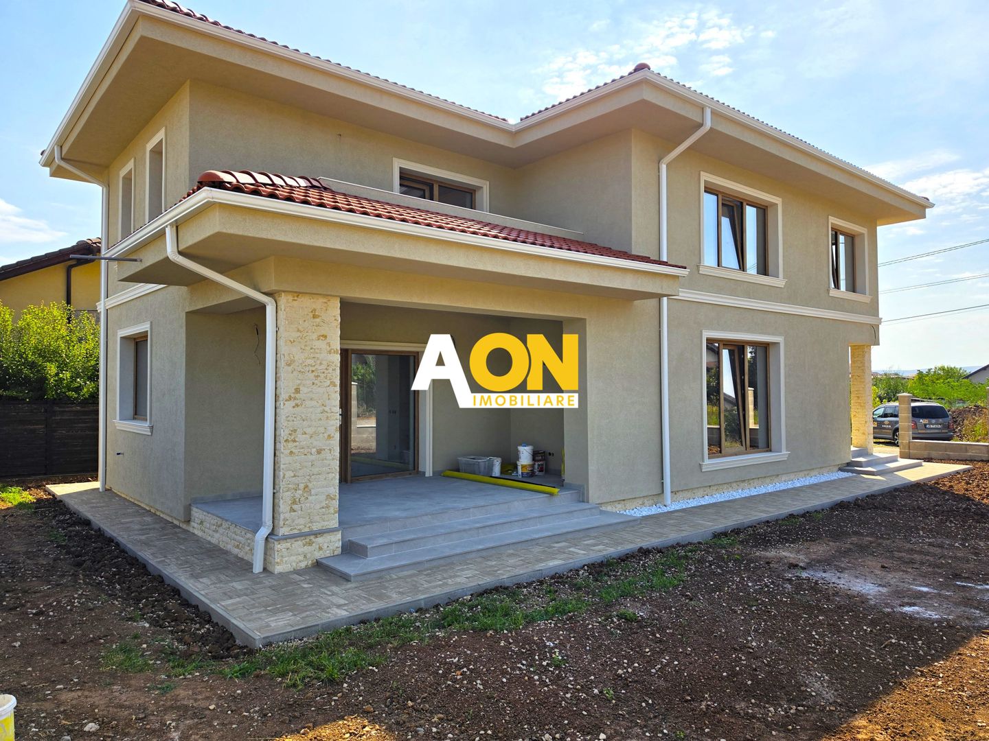 Casă premium, semifinisată, 5 camere, 3 băi, 411 mp teren, Cetate - Poză 1