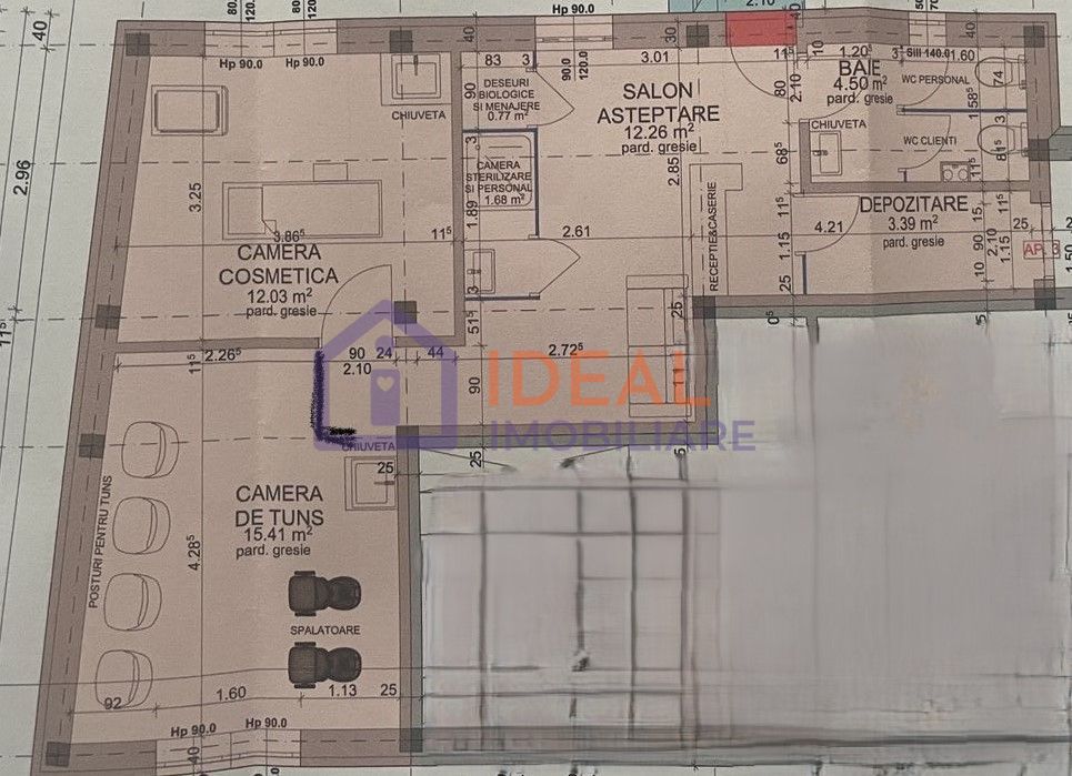 Spatiu Comercial cu 4 locuri de parcare, in Cartierul Arhitectilor - Poză 15