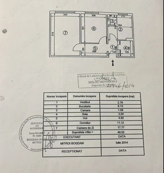 OFERTĂ! Apartament 2 camere decomandat, Berceni, izolat, loc parcare - Poză 9