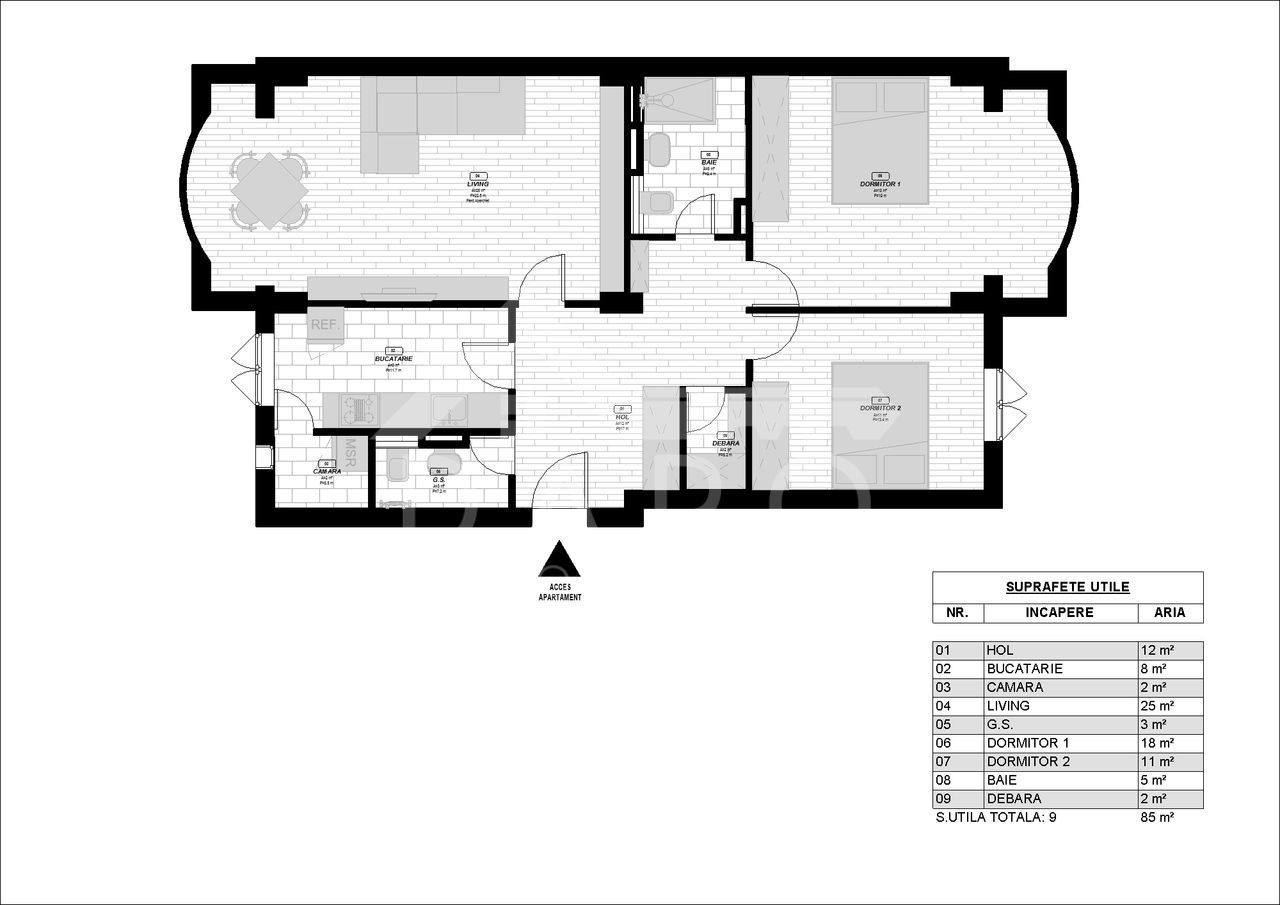 🏡 ULTRA SPAȚIOS | 3 camere decomandate | CENTRU | Prima închiriere - Poză 9