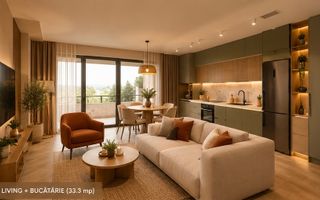 Apartament 2 camere, bloc nou, 52mp, terasa de 27mp, zona Golden Tulip - Poză 2
