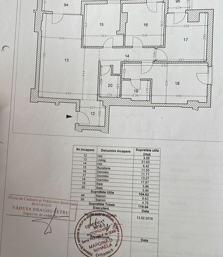 4 CAMERE + BOXA SI PARCARE INCLUSE  || HERASTRAU - Schiță 19