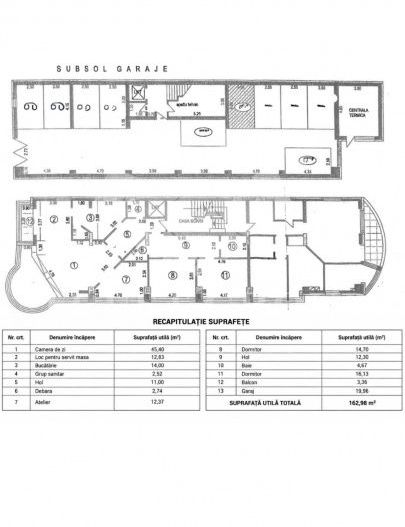 Apartament 4 camere Aviatorilor | Loc de parcare - Schiță 38