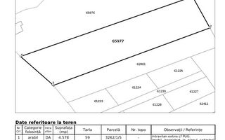 Teren parcelabil in Tomesti, intravilan, pozitionare foarte buna - Poză 3