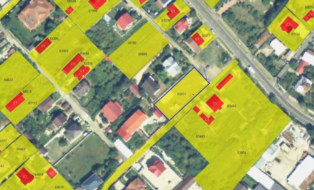Teren pentru construcții cu ieșire pe două laturi - Poză 2