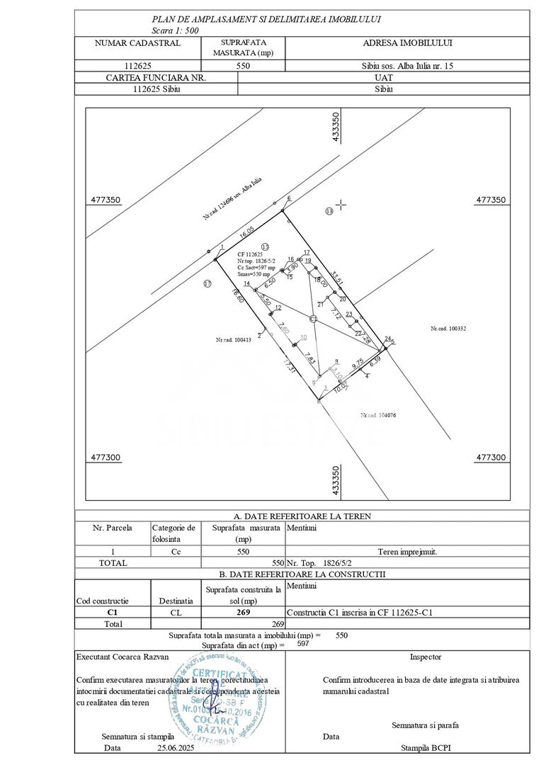 Casa zona centrala Sibiu 2 unitati, ideala investitie - Schiță 22