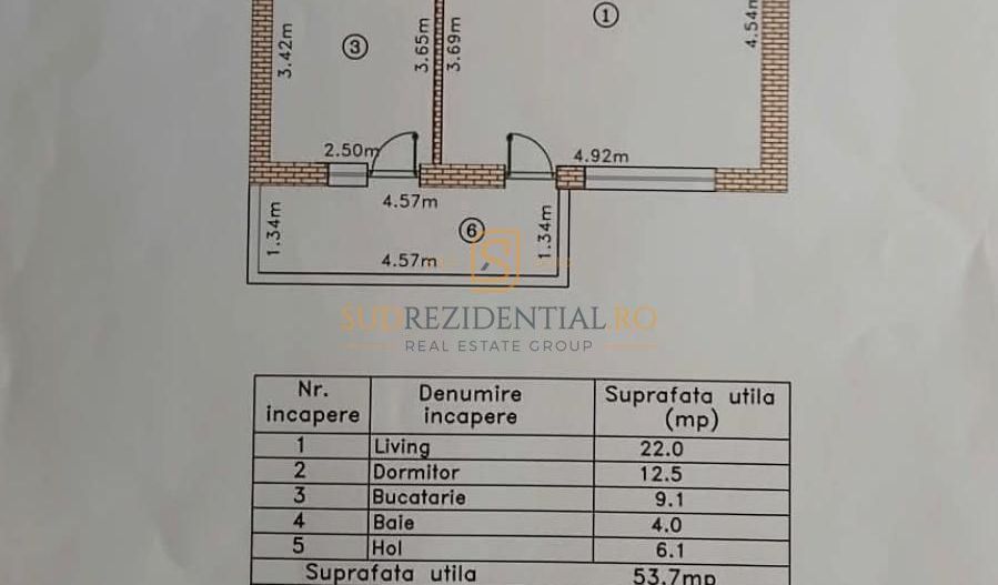 Apartament 2 camere, decomandat, parcare, 10 min de Metrou Berceni - Poză 8