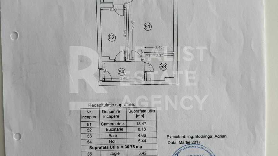 Apartament cu 1 camera, Politehnica - bloc nou! - Schiță 10