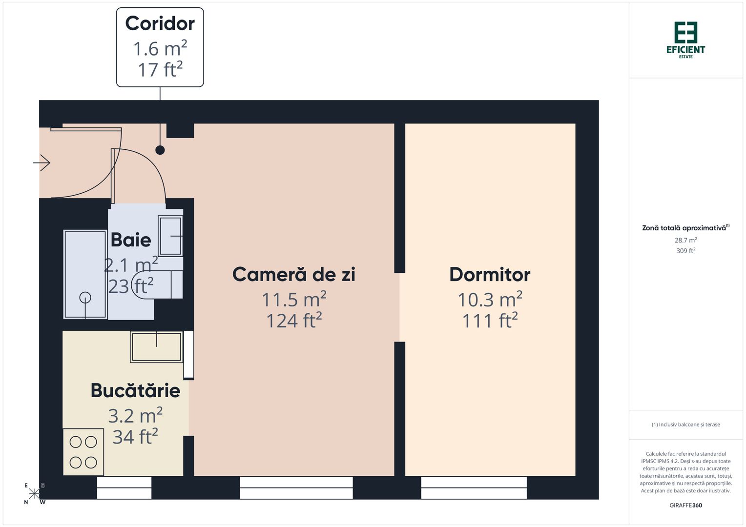 Apartament cu 2 camere etaj 3 - Zona Intim - Arad - Poză 17