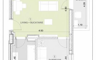 2 camere | Torontalului Ateneo| parcare privata| balcon deschis| - Poză 13