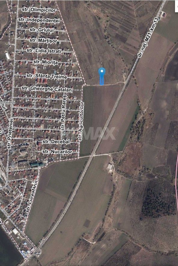 Teren agricol extravilan - 16 ari I Grătiești I 3 fronturi stradale I acces la drum principal - Poză 3