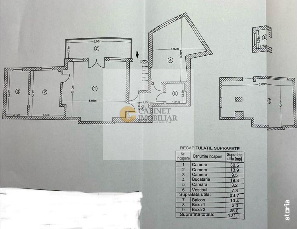 4 camere  | Parter  | P+2  | Cismigiu - Poză 19