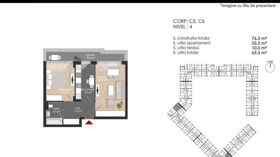 Apartament 2 camere decomandat + terasa 10mp Lacul Straulesti - Poză 8