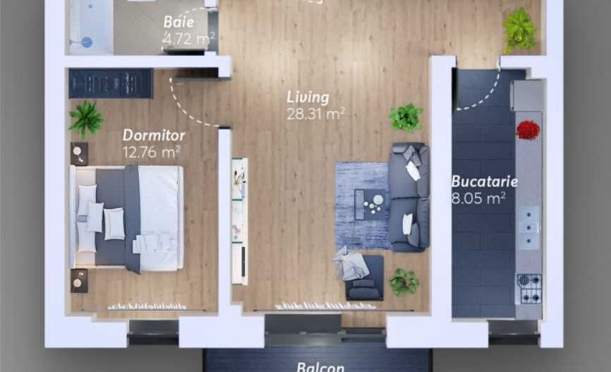 Apartament 2 camere | Ajustorului Residence | Loc parcare subteran - Poză 8
