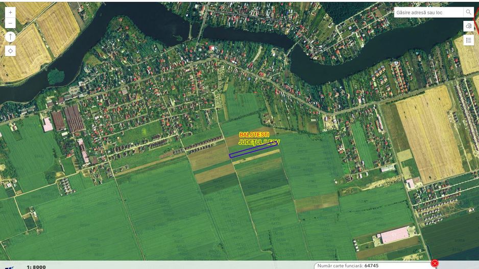 Teren intravilan cu destinatie rezidentiala 7.458 mp Balotesti - Poză 13