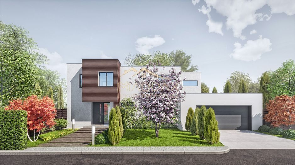 Vila cu 5 camere *200mp* utili // curte 425mp // Corbeanca - Poză 1