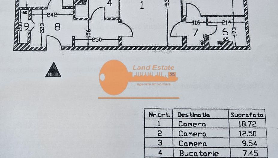 Apartament 3 camere | 78 mp |  Mega Mall - Arena Națională - Schiță 18
