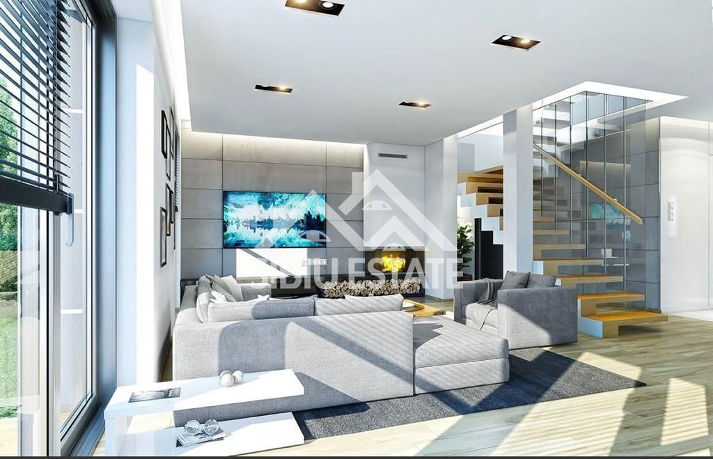 Casa individuala SIBIU, Selimbar, camere mari, 4 bai, garaj - Poză 4